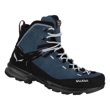 Salewa Hiking Shoes MTN Trainer 2 Mid GTX (Alpine, Suede Leather, Waterproof) Denim Blue Women